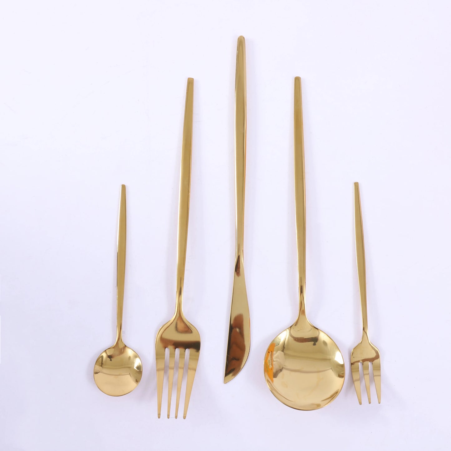 Stainless Steel Flatware Set Heavy Duty For Wedding Buffets