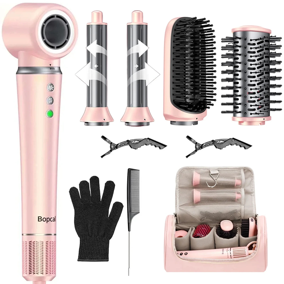 Bopcal 5 In 1 Hair Styler 1200W Professional Brush