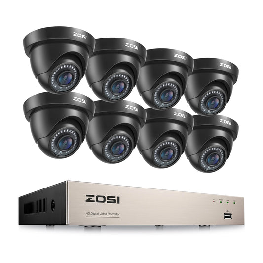 ZOSI 8CH 1080P Security Camera System With H265 DVR Kit