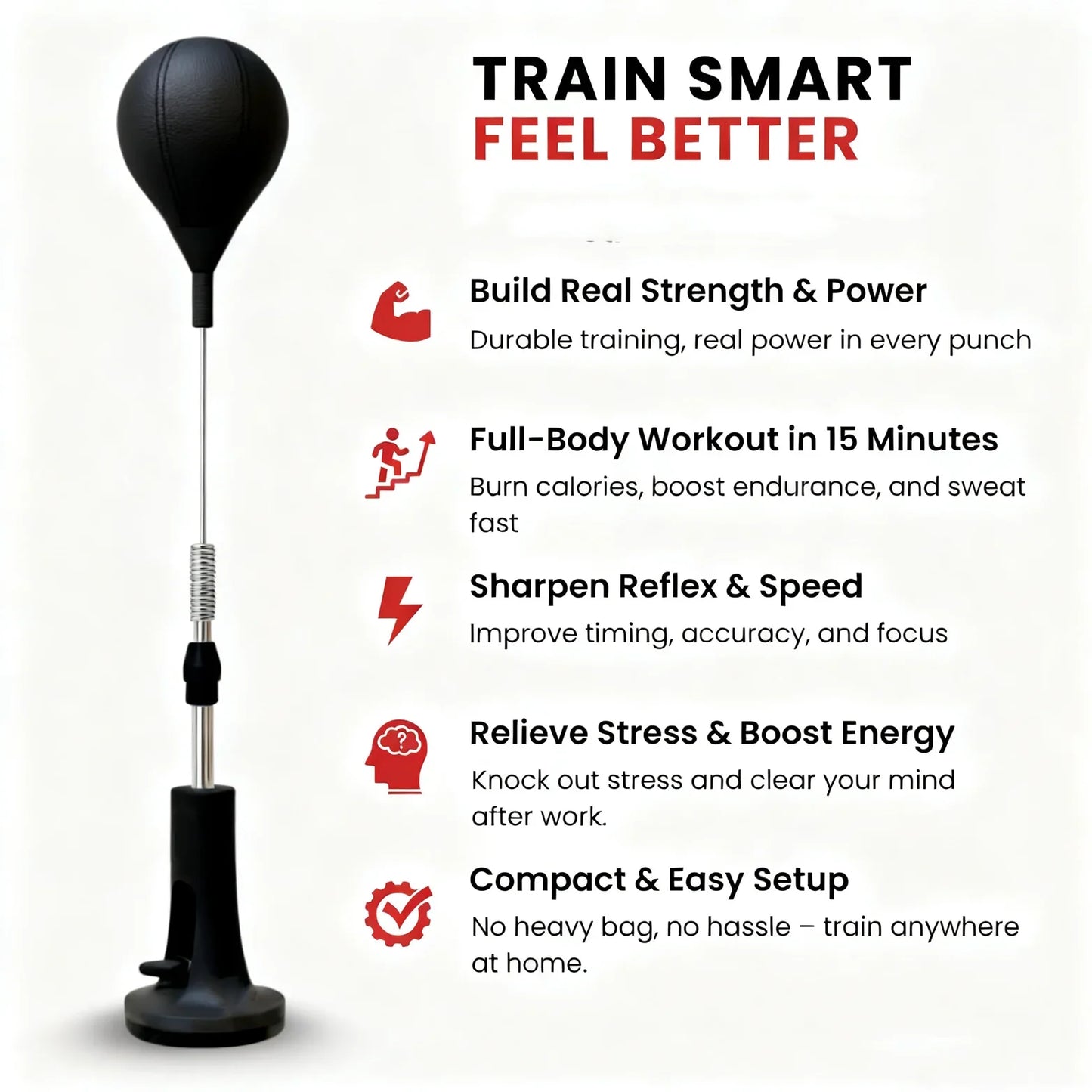 Premium Cobra Reflex Bag For Home Boxing And Agility Fitness