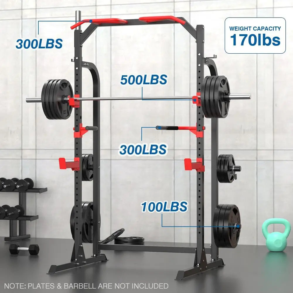 Ytyin Power Cage Squat Rack With Adjustable Cable System