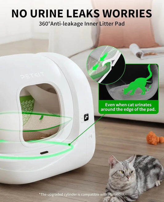 PuraMax 2 Automatic Self Cleaning Cat Litter Box With App Control