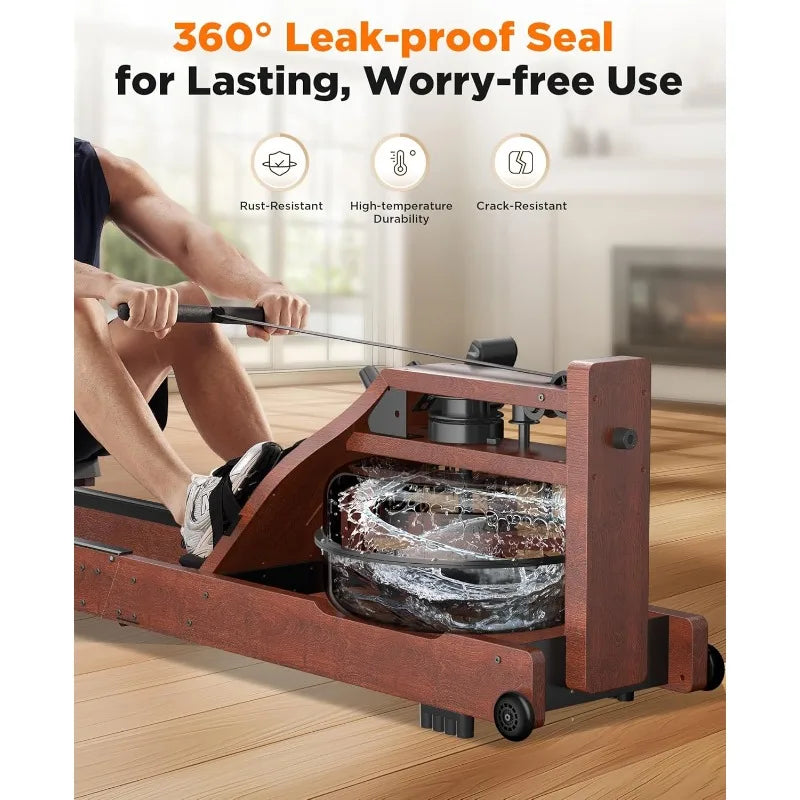 YOSUDA Water Rowing Machine for Home Use 400 LBS Capacity
