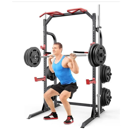 Ytyin Power Cage Squat Rack With Adjustable Cable System
