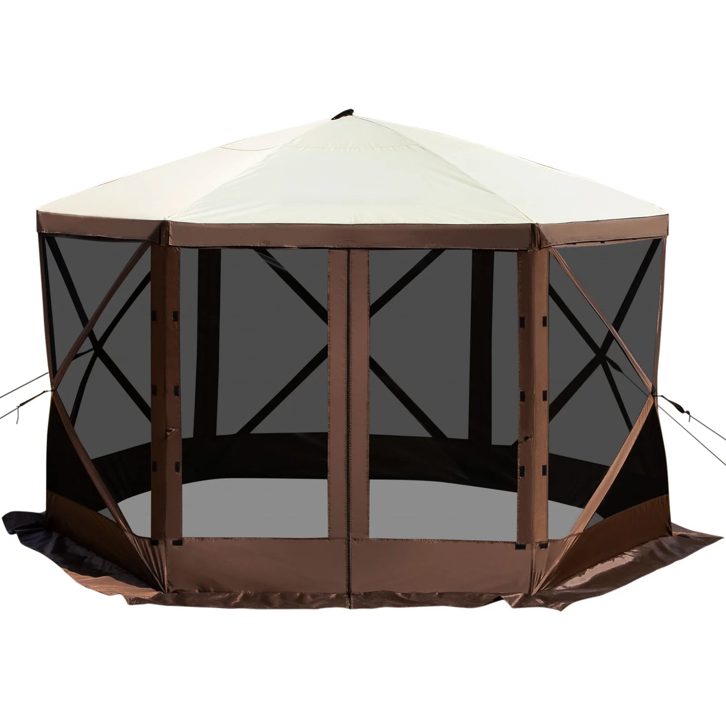 SucceBuy Pop Up Camping Gazebo Canopy Tent Sun Shade Shelter