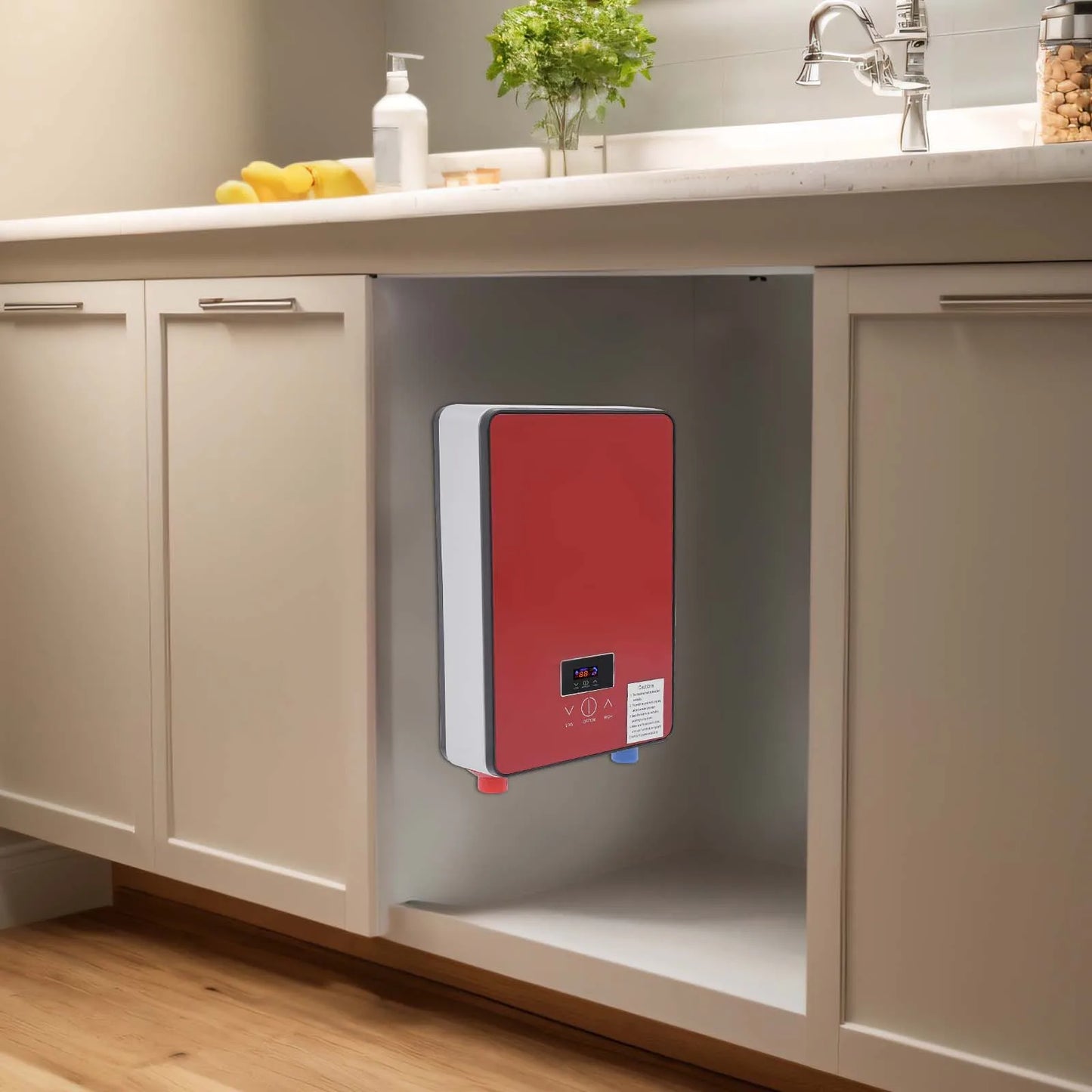 6500W 220V Tankless Electric Water Heater Wall Mounted