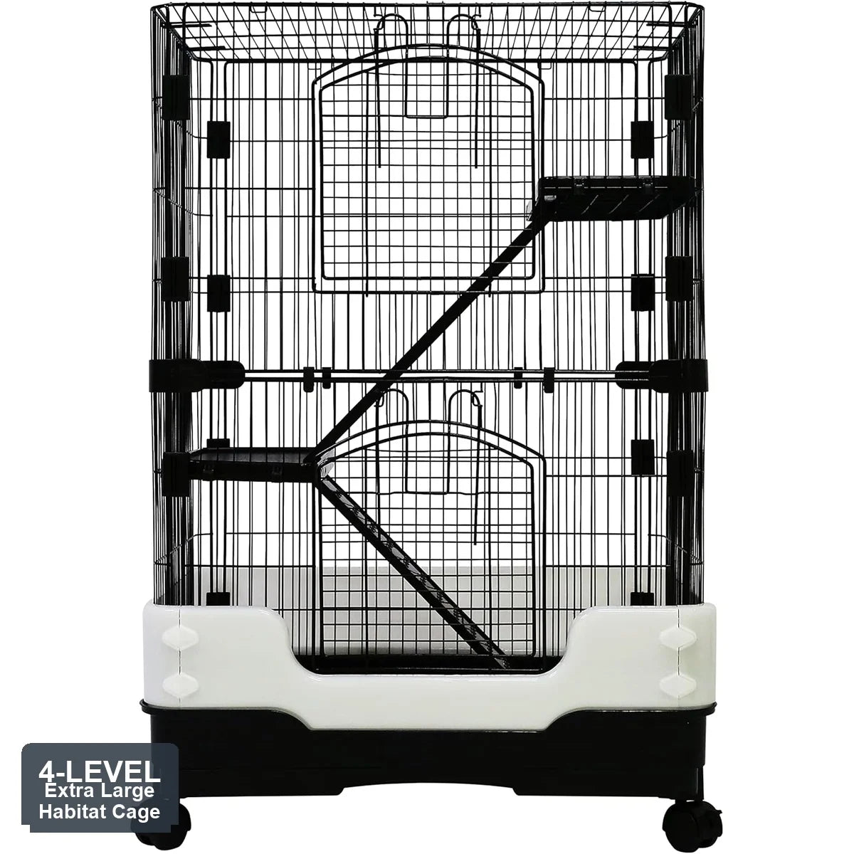 Four Level Small Animal Habitat Cage With Deep Base