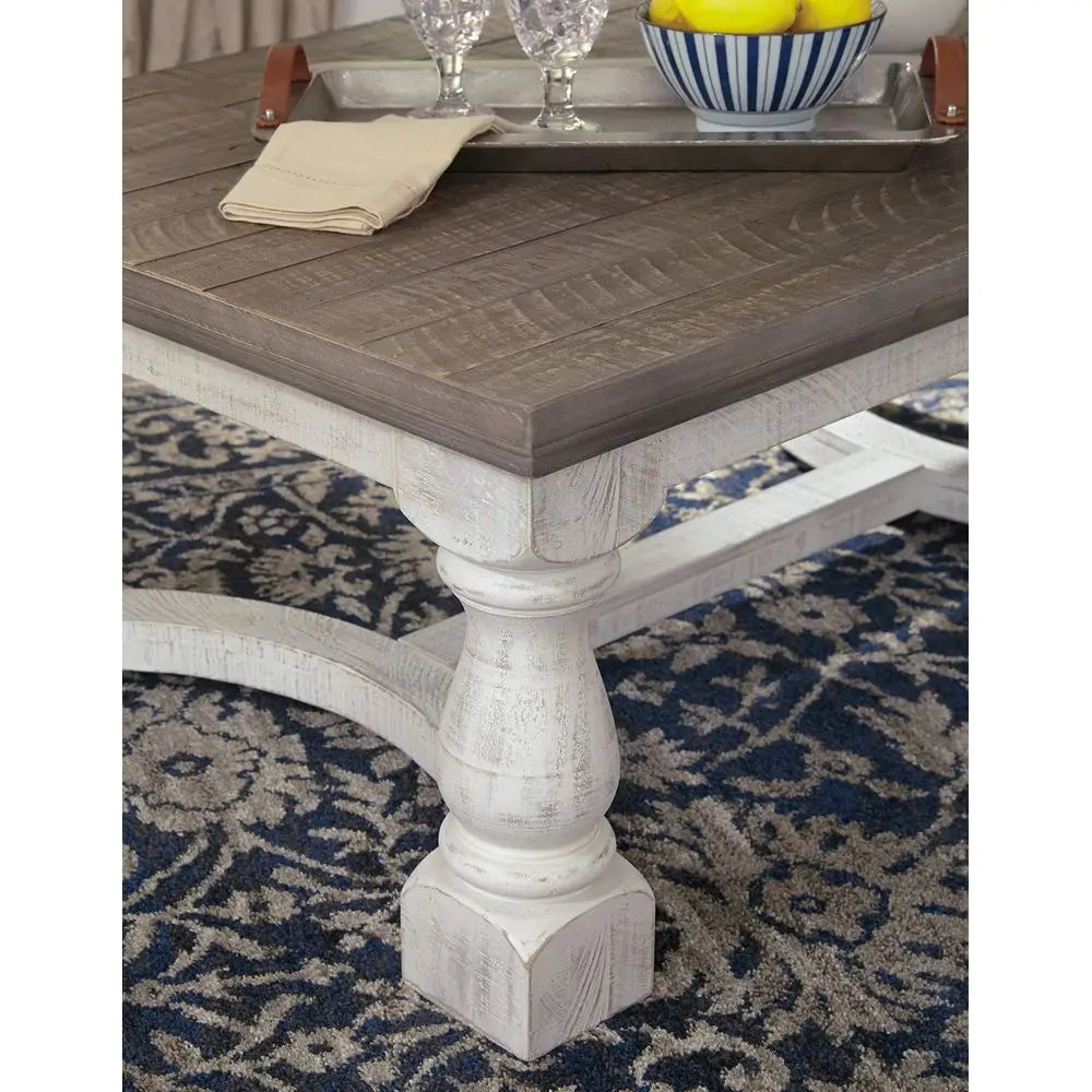 Havalance Modern Farmhouse Rectangular Coffee Table