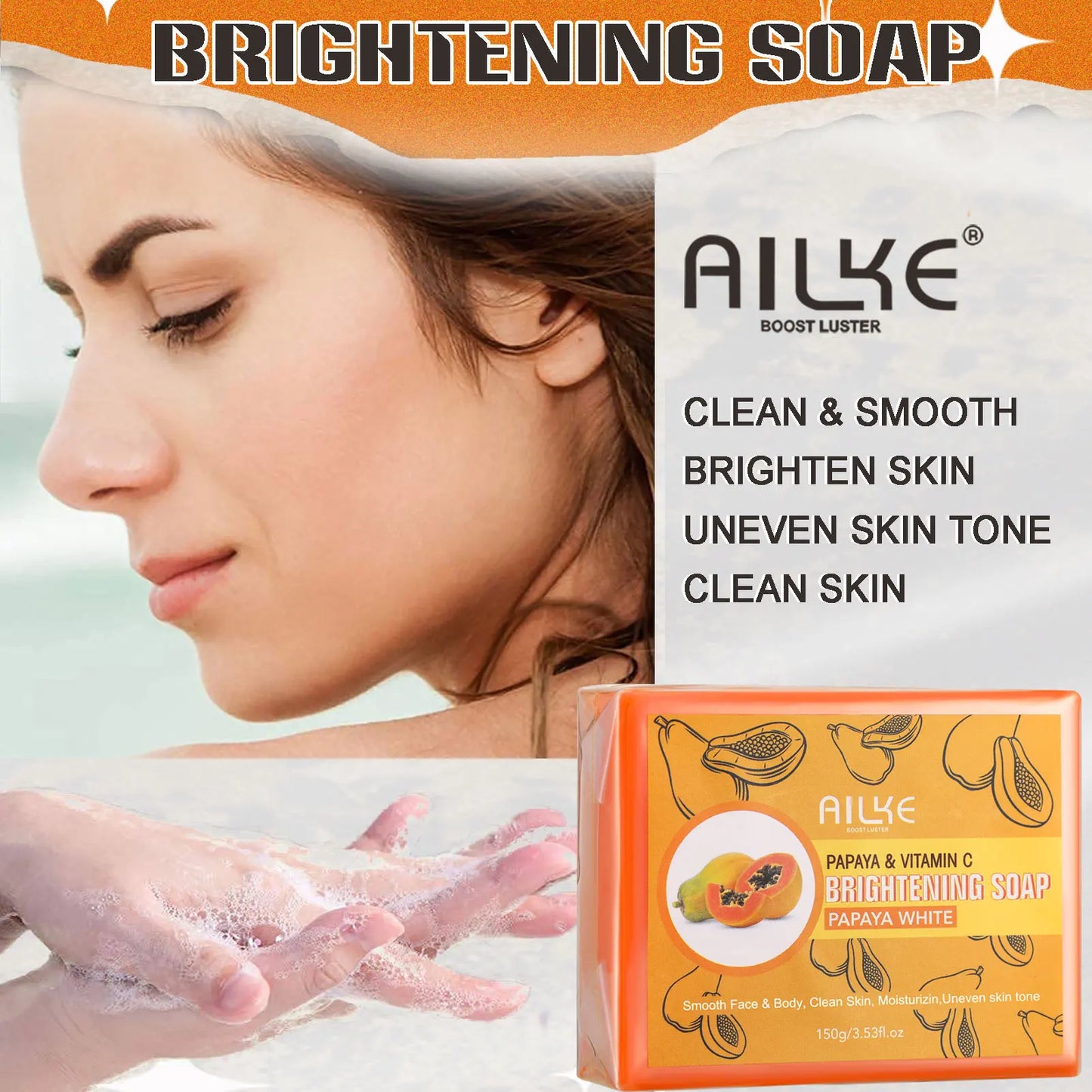 Ailke Whitening Skin Care Kit With Collagen And Natural Carotene