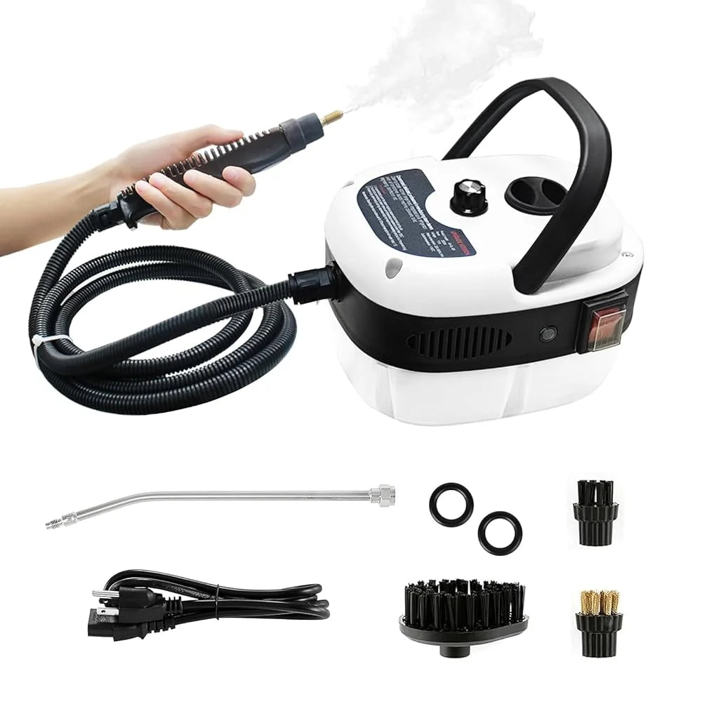 Portable 2500W Handheld Steam Cleaner With US Plug And Accessories