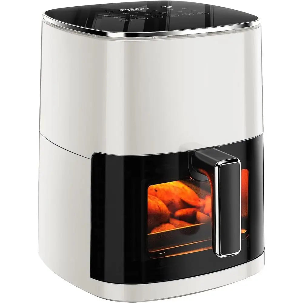 iPower Air ryer - 6.34 QT Digital Airryer with 12 Presets unctions and Visible Window, Nonstick and Dishwasher-Sae Basket, 1700