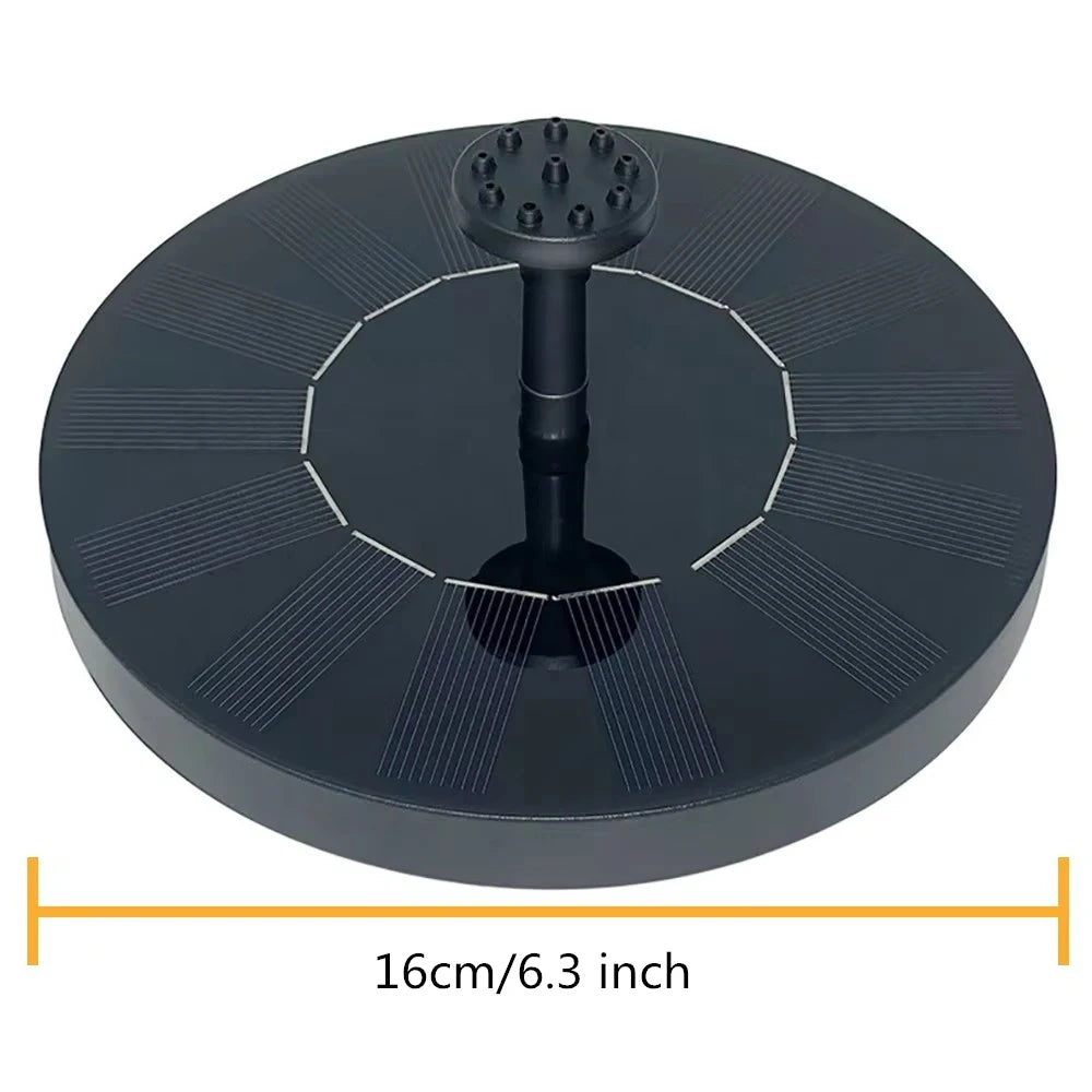 Waterfall Solar Fountain For Garden Pond Or Outdoor Bird Bath