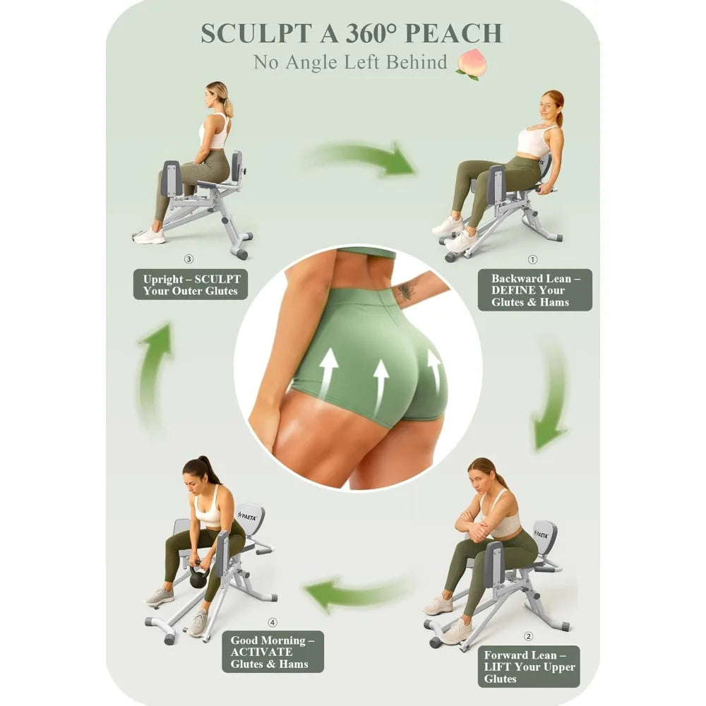 PAETA Hip Abductor Machine For Home Gym Glute Strength Training