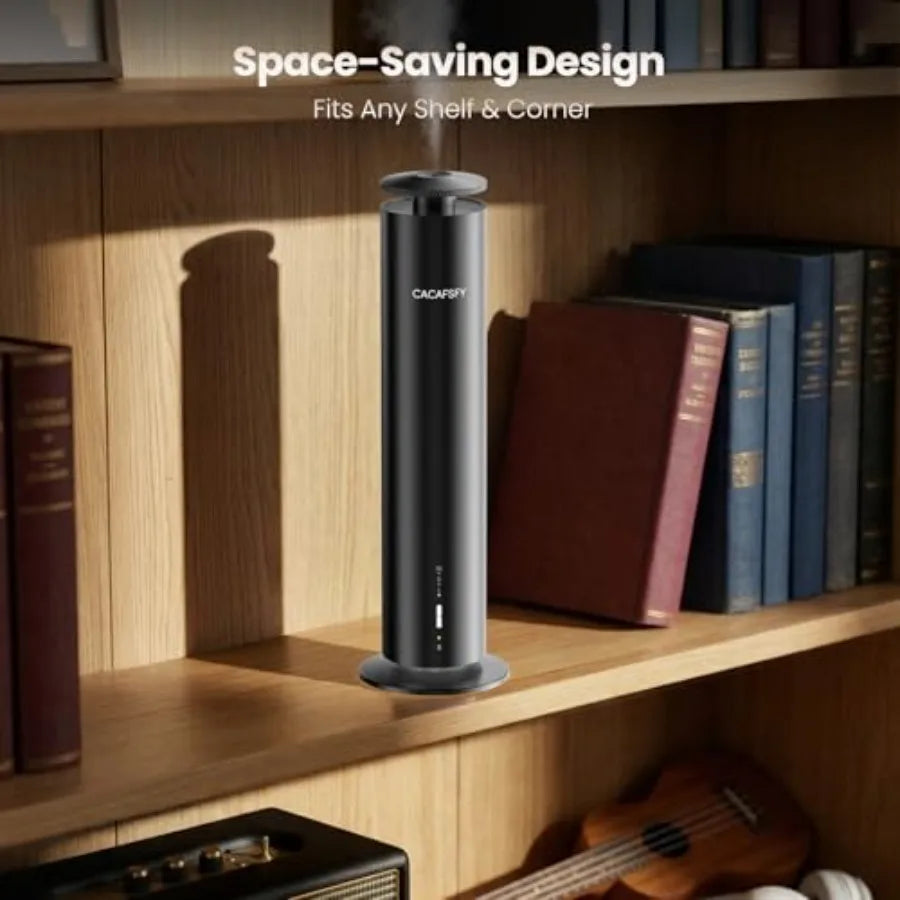 Waterless Essential Oil Diffuser for Large Room up to 1000 Sq Ft - Smart Hotel Scent Diffuser for Home with App, Remote Timer,