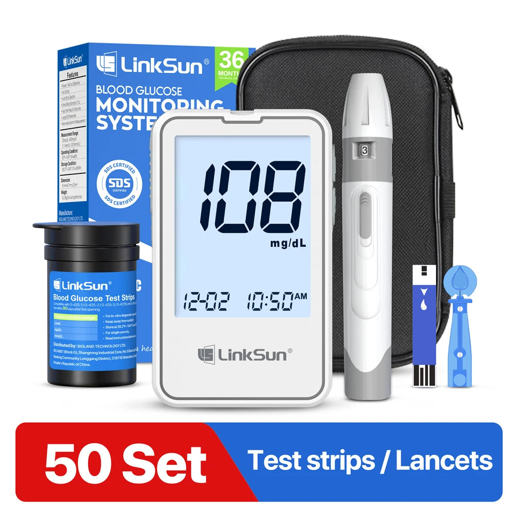 Linksun Blood Glucose Monitor G-425-1 With Lancing Device