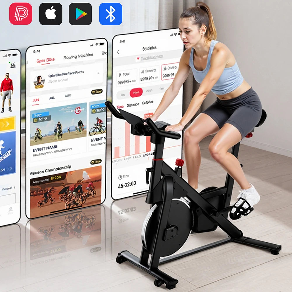 Superun 32 Level Magnetic Resistance Exercise Bike For Home Workouts
