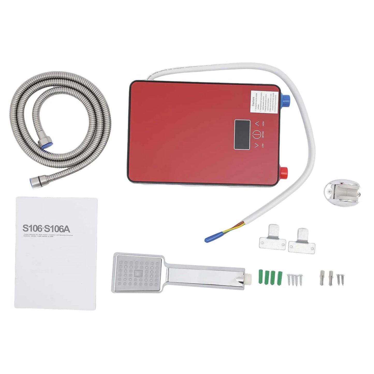 6500W 220V Tankless Electric Water Heater Wall Mounted