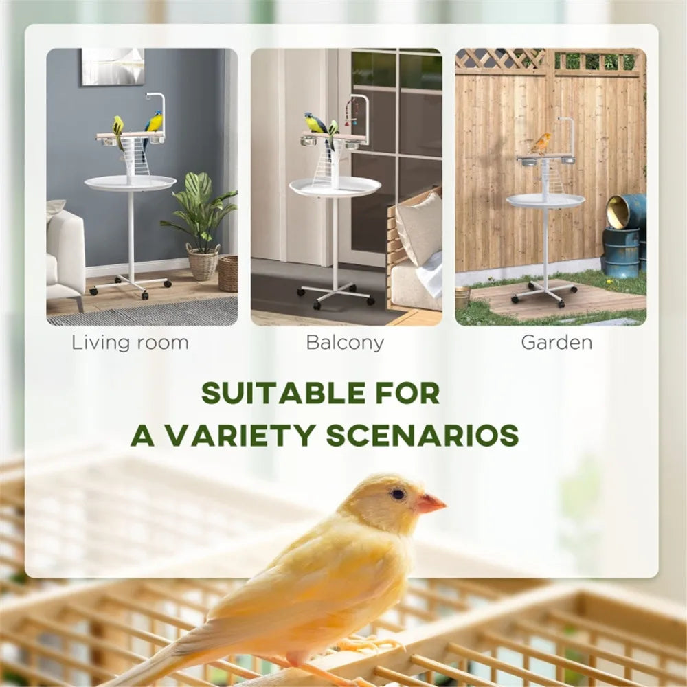 Bird Stand   Stable Parrot Bird Stand Wear-resistant Anti-slip Bird Perch in Multiple Sizes for All Pet Birds