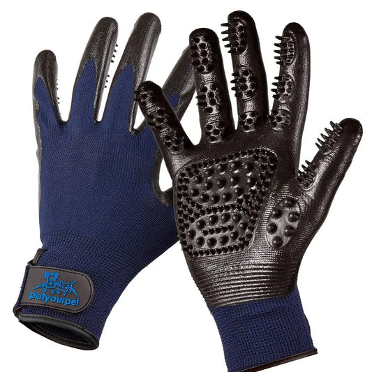 Grooming Gloves - Hair Remover Glove for Deshedding Long and Short Fur