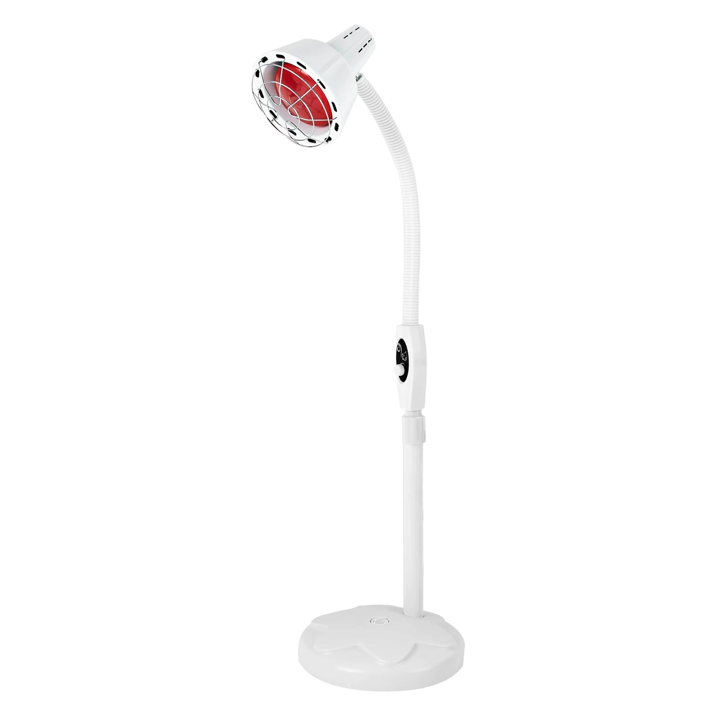 275W IR Infrared Red Heat Light Therapy Bulb Muscle Pain Relief Therapeutic Lamp Adjustable Floor Stand And Temperature