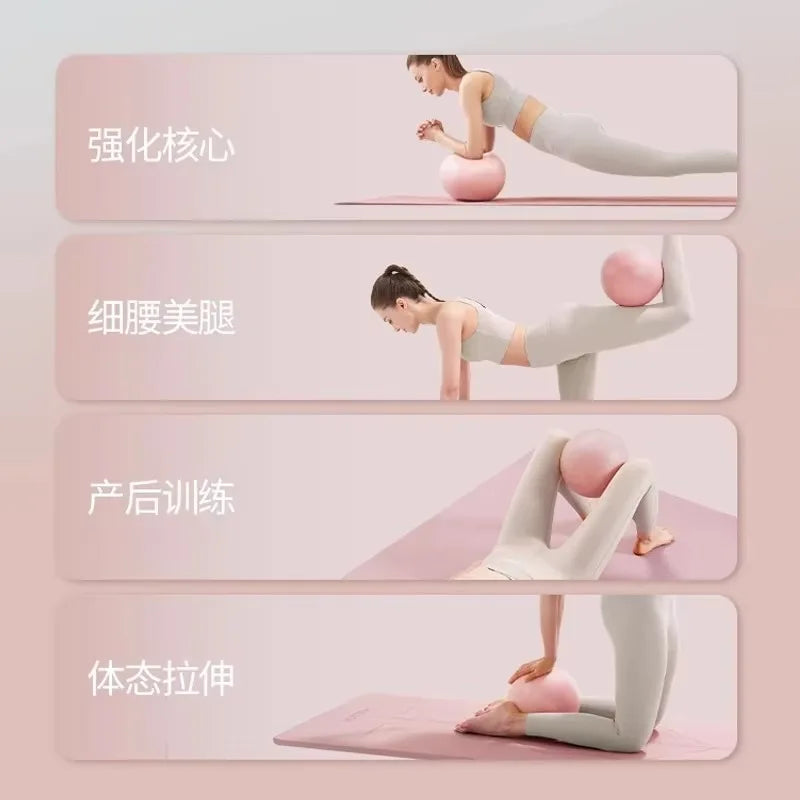 Women Fitness Yoga Ball Antiexplosion Pilates Mini Ball For Legs