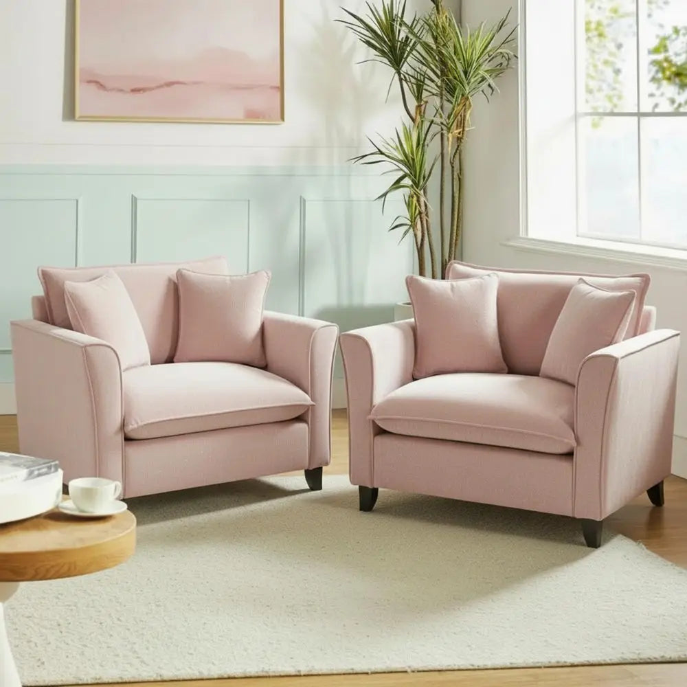 Modern Chenille Chair Offers Excellent Comfort For Daily Lounge Relaxation