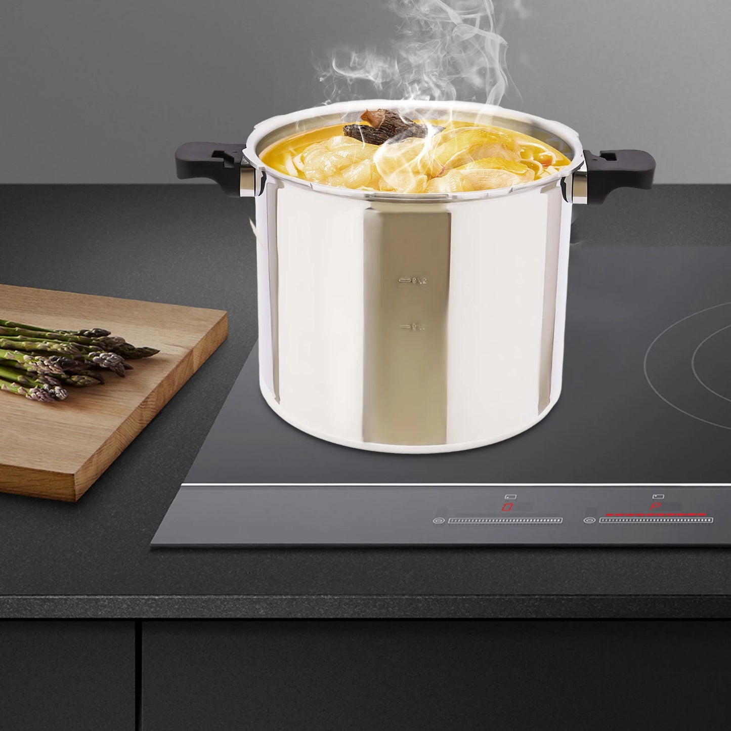 Explosion-Proof 90Kpa Pressure Cooker Aluminum Alloy For Gas Stoves
