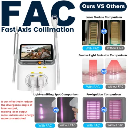 Professional Diode Laser Hair Removal And Picosecond Tattoo Device
