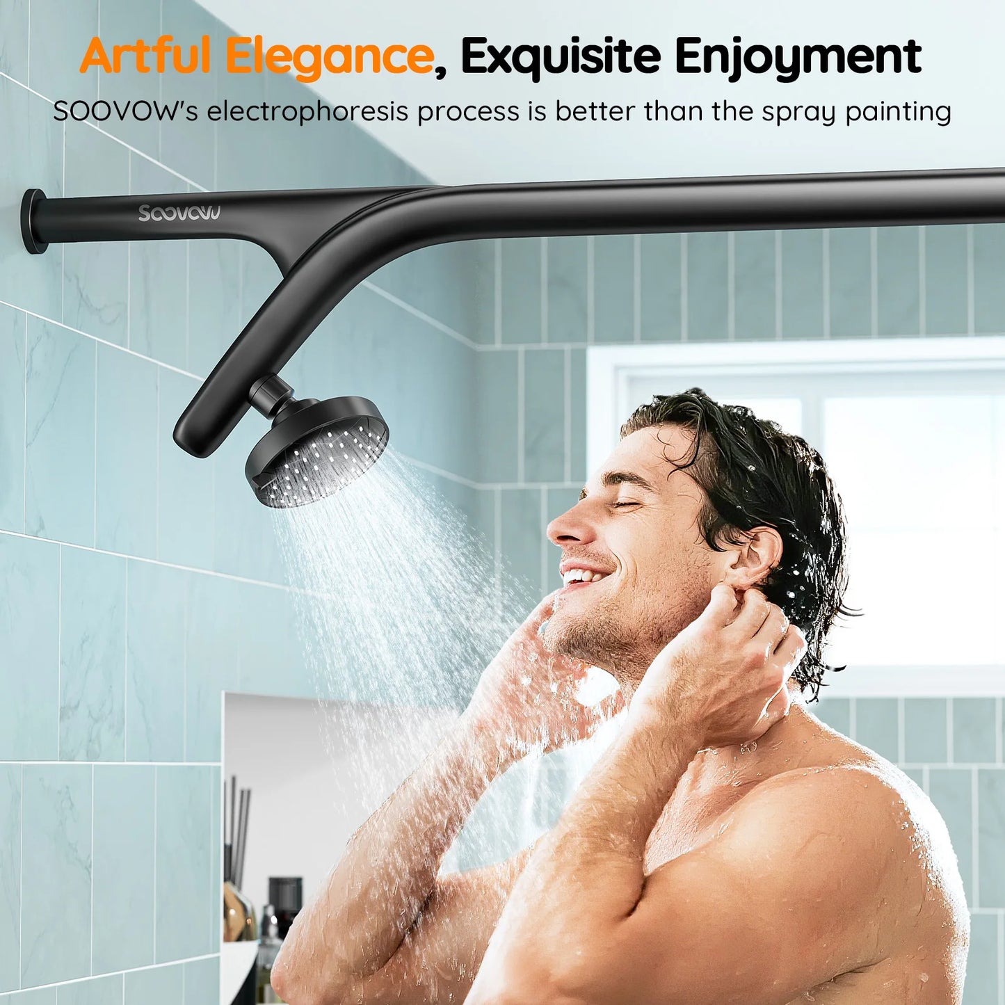 Tandem Shower Head For Couples Dual Shower System For Two
