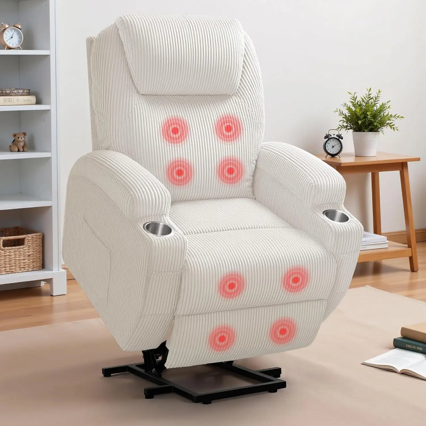 Flamaker Power Lift Recliner Chair With Cup Holders