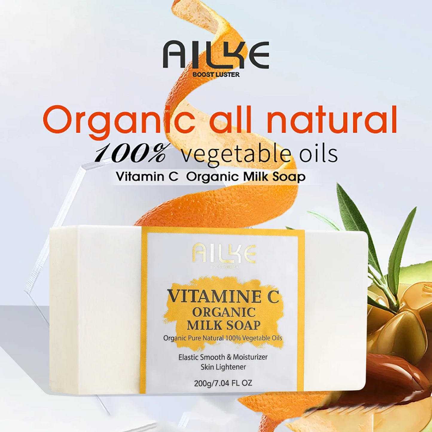 Kyliefit Organic Milk Soap Vitamin C Anti Aging Cleanser