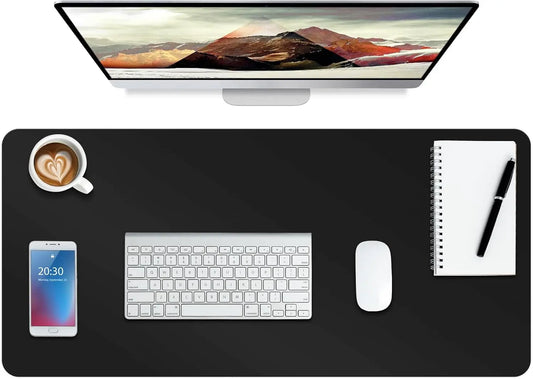 Waterproof Leather Desk Pad Protector For Home And Office Workspaces