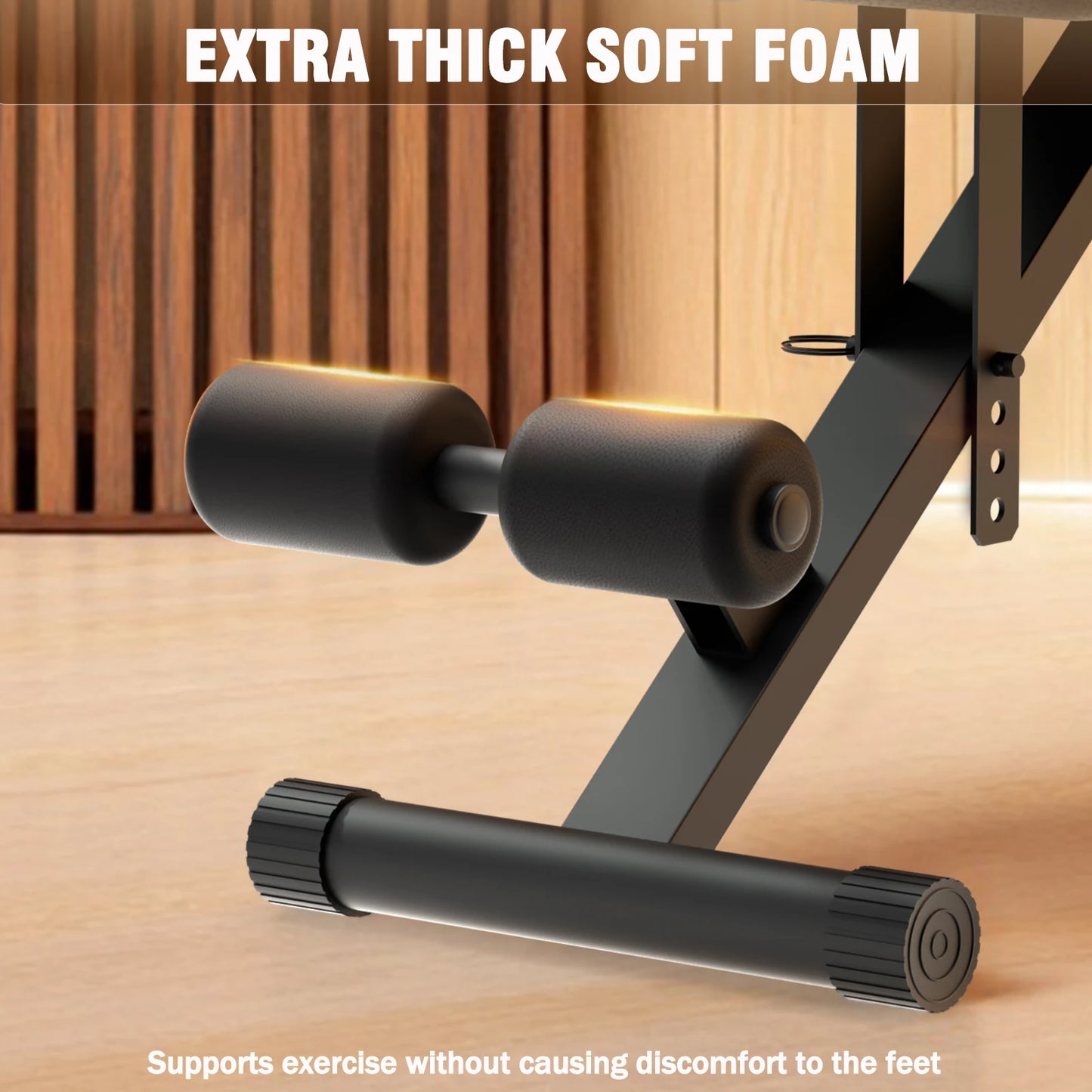 Weight Bench For Full Body Workout Adjustable Foldable 1000Lbs Capacity