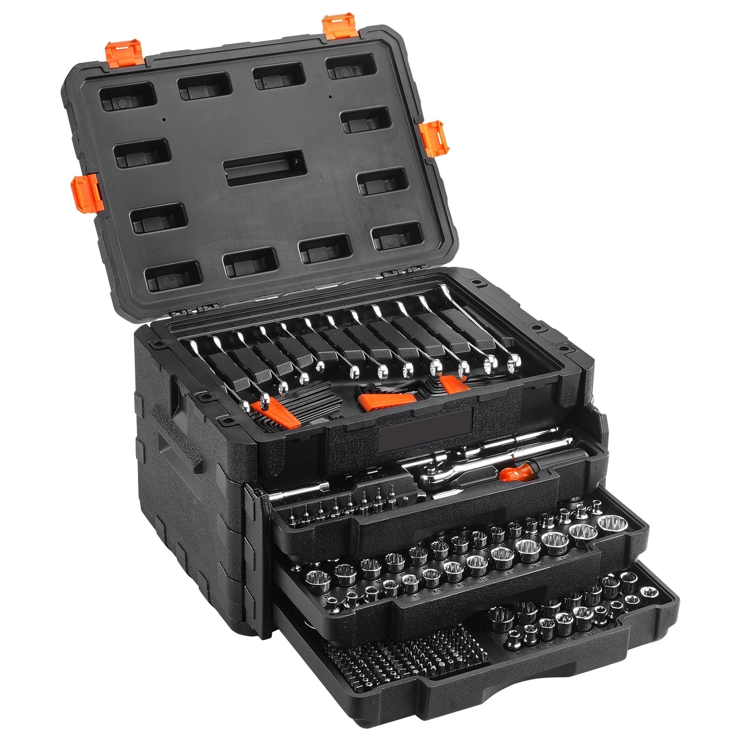 SucceBuy 450 Piece Mechanics Tool Set Sae Metric Sockets
