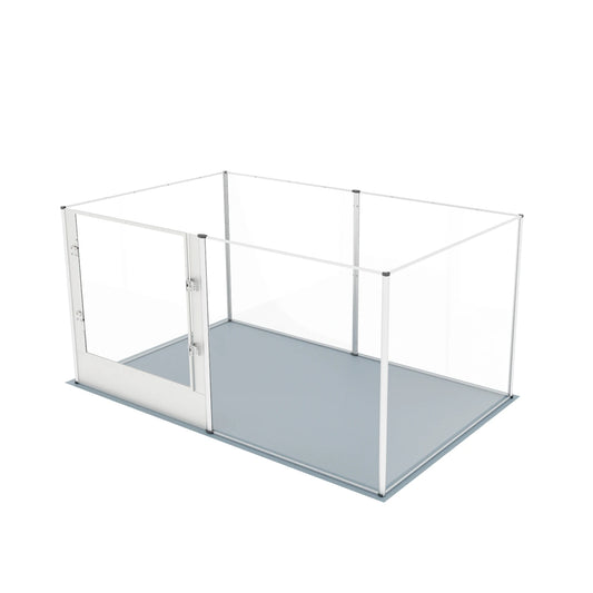 Bingopaw 6 Panel Acrylic Dog Playpen With Waterproof Mat