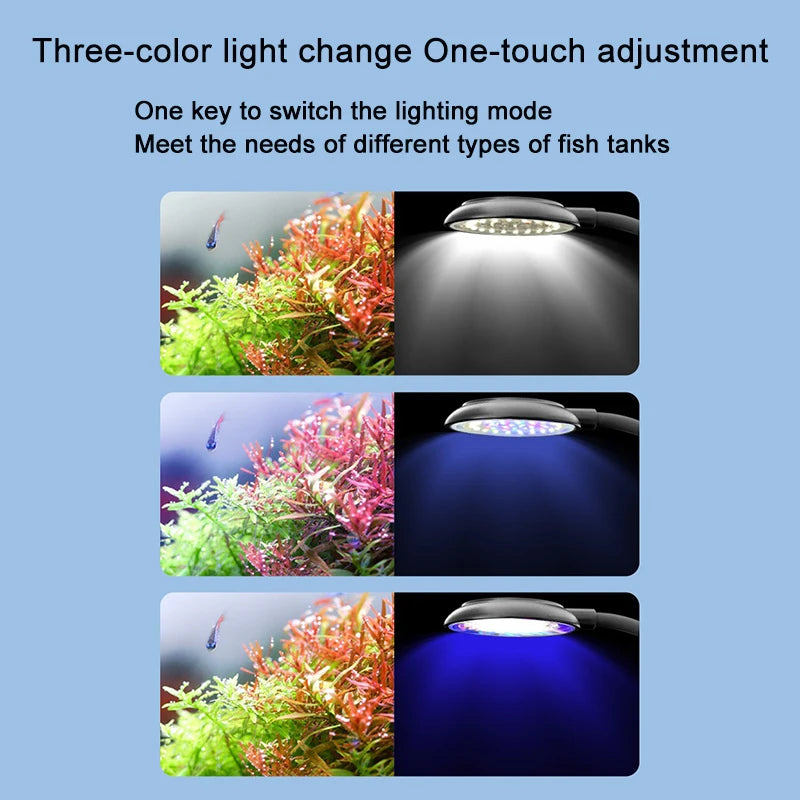 WITZIO Full Spectrum LED Aquarium Light With 360 Degree Rotation