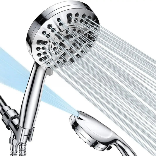 Shower Head With Handheld and High Pressure 10 Settings