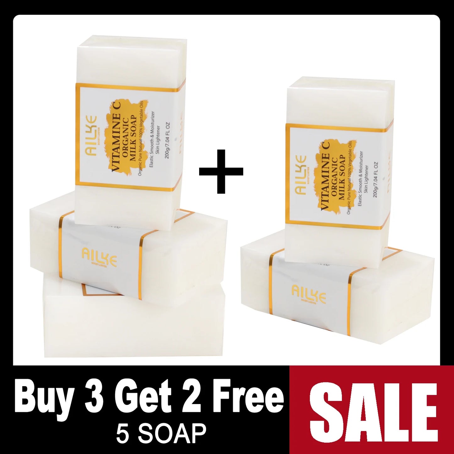 Kyliefit Organic Milk Soap Vitamin C Anti Aging Cleanser