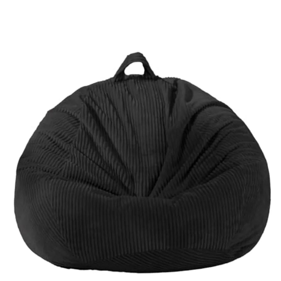 Stuffed Animal Storage Bean Bag Chair Cover No Filler,Large Toy Storage Organizer and Comfy Sofa Chair for Playroom, Teens Adul