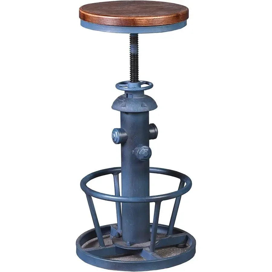 3 Piece Pub Bar Set Retro Round Bar Table and Stools for 2 Height Adjustable Pub Desk and Stools Match Bar Height and Counter B