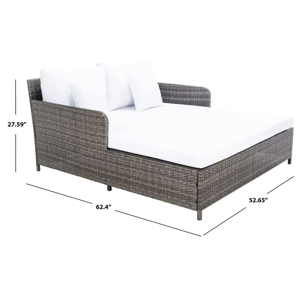 Outdoor Collection Cadeo Grey Brown White Cushion Daybed PAT7500C