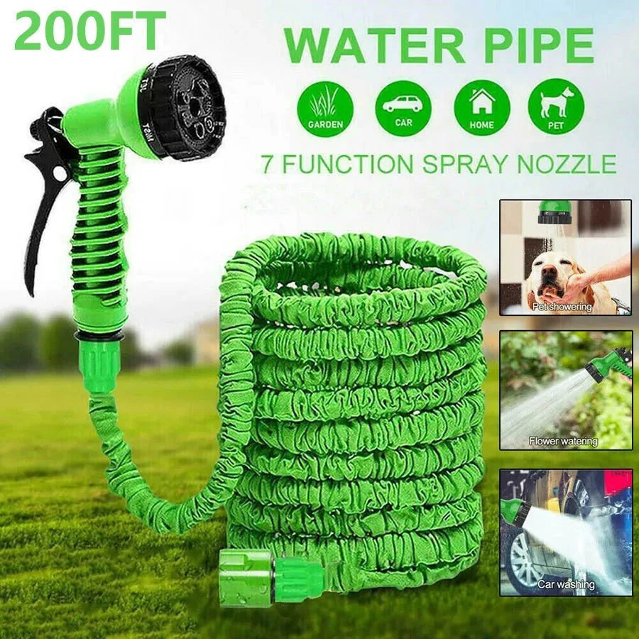 Expandable Magic Hose With 7 Spraying Functions For Garden