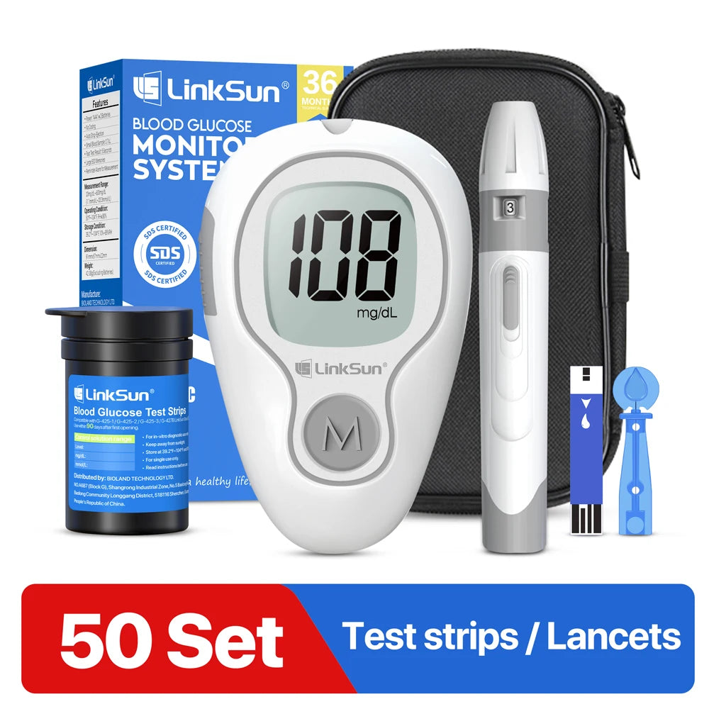 Linksun Blood Glucose Monitor G-425-1 With Lancing Device