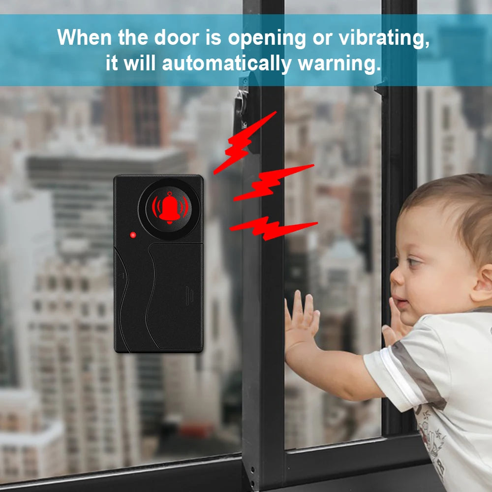 Awapow Wireless Vibration Bike Alarm With Remote Control 110dB