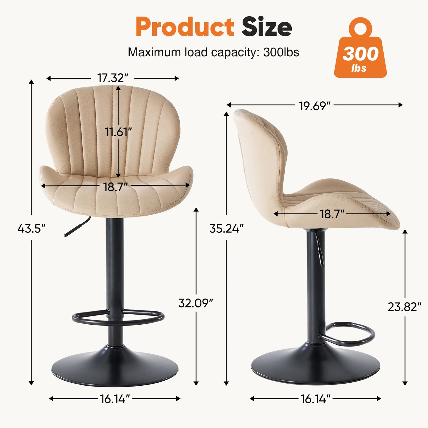 MCQ Faux Leather Ergonomic Swivel Office Chair Set Of 2