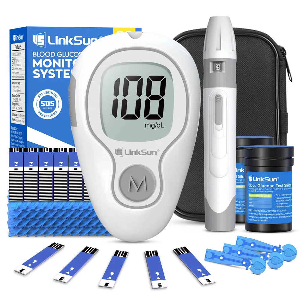 Linksun Blood Glucose Monitor G-425-1 With Lancing Device