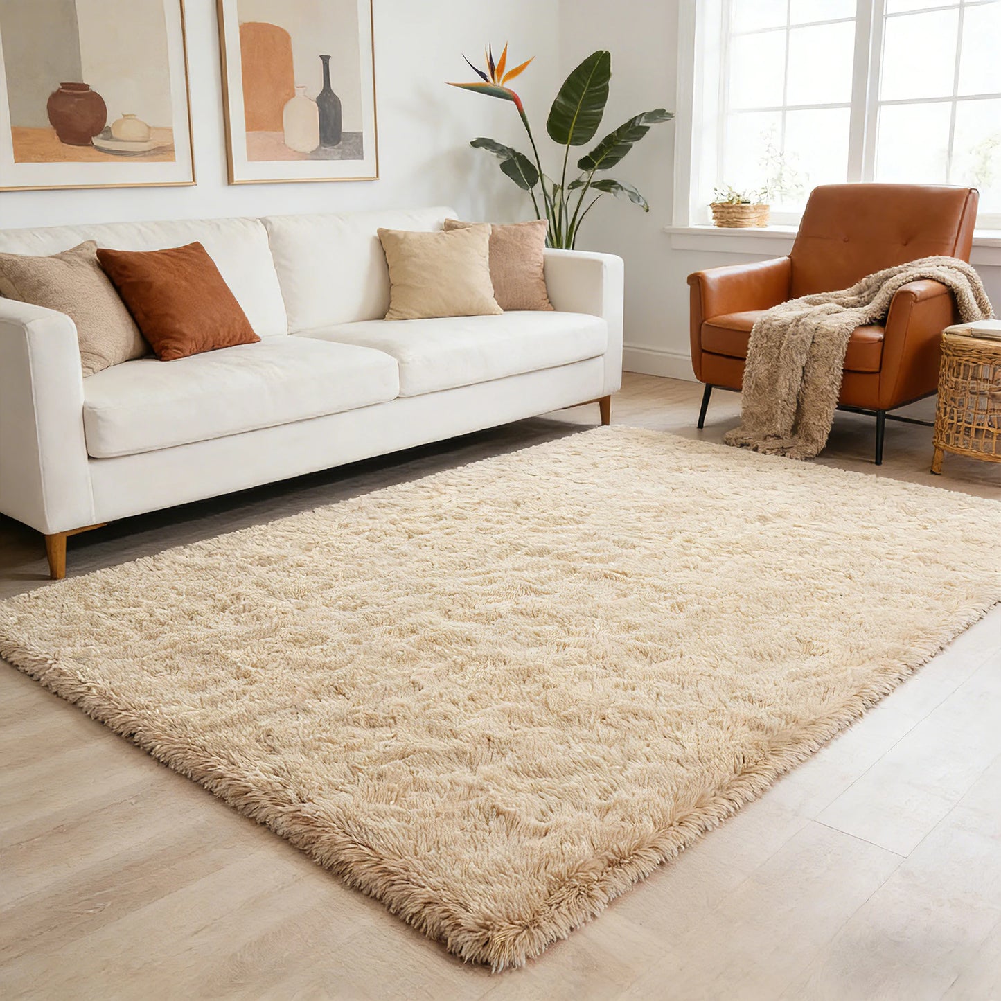Fluffy Shag Rug For Kids Room Decor Cute Kawaii Style