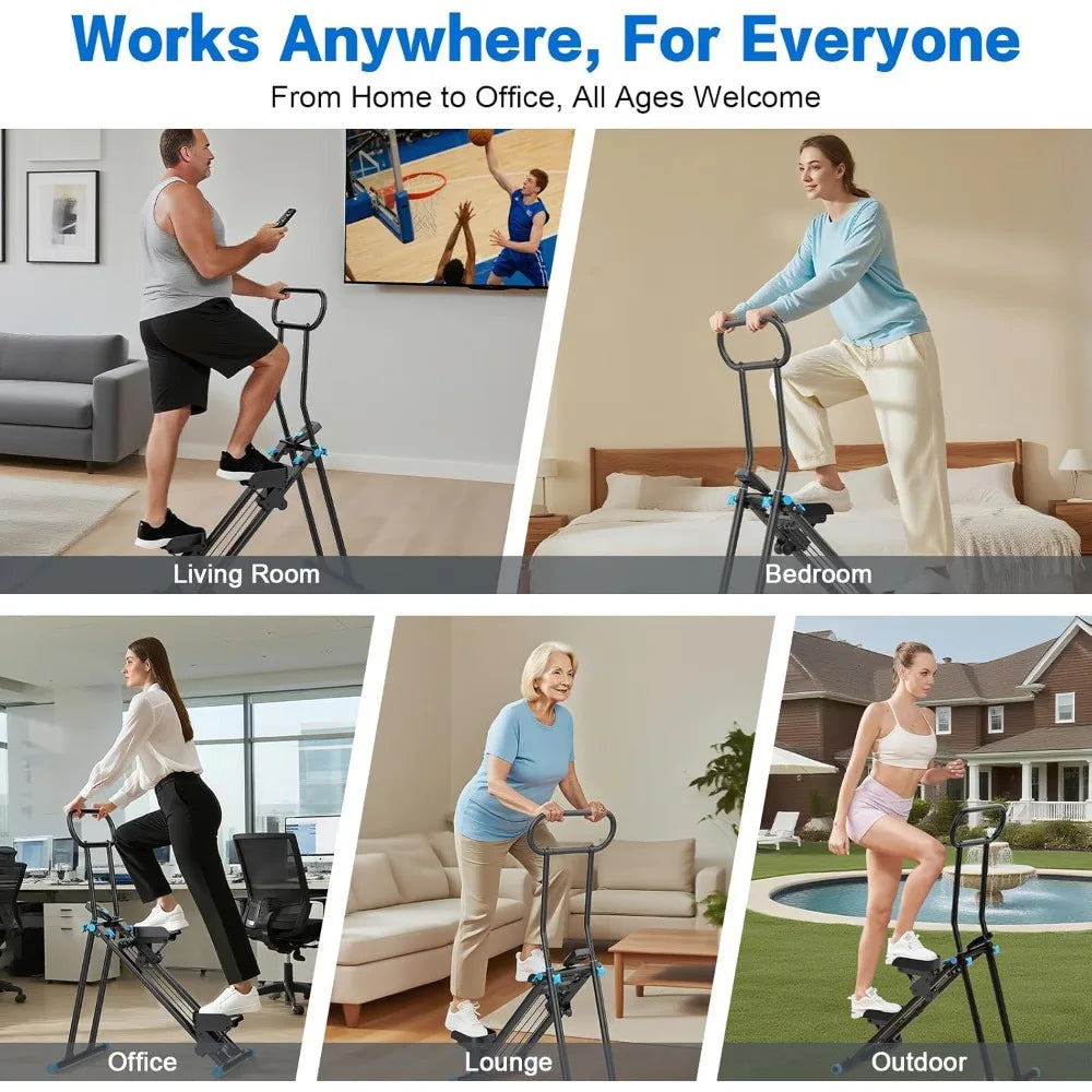 HXD-ERGO Vertical Climber Stepper With Six Adjustable Resistance Levels