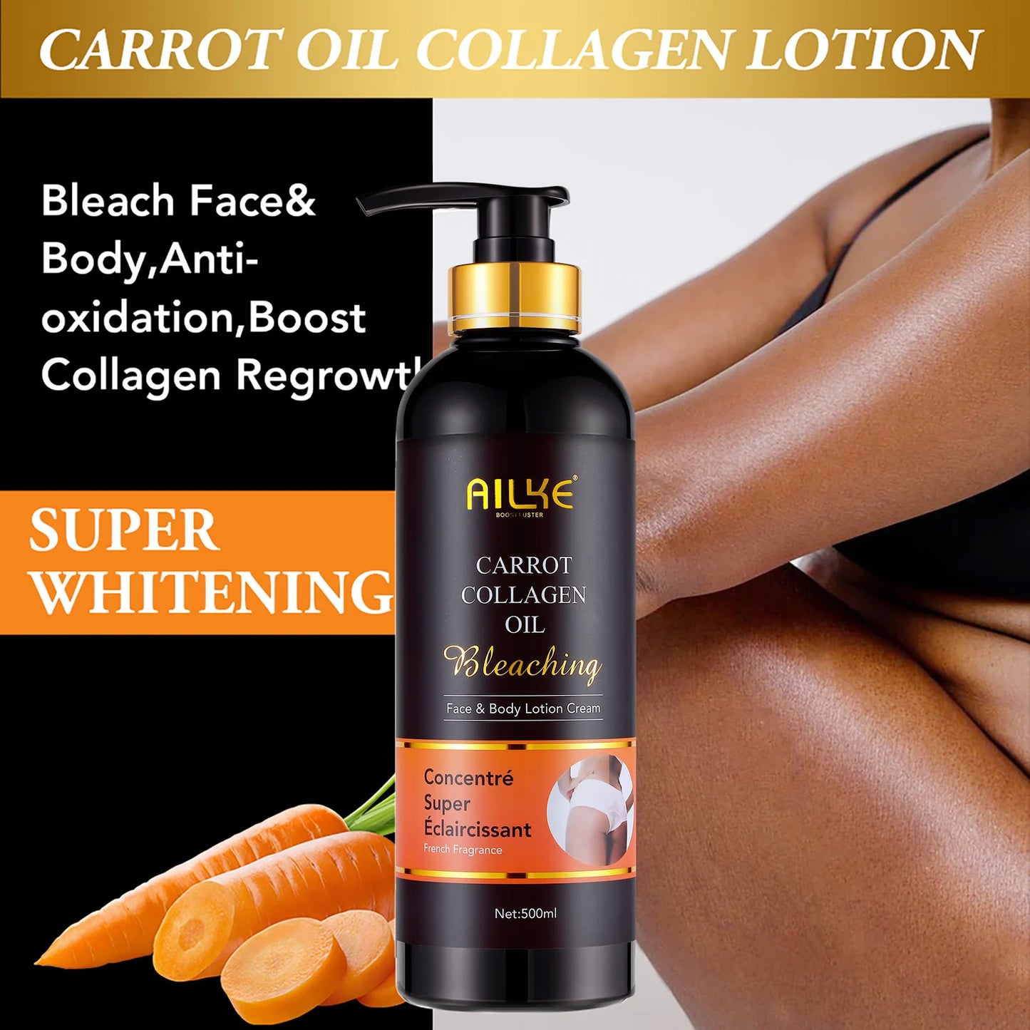 Ailke Whitening Skin Care Kit With Collagen And Natural Carotene