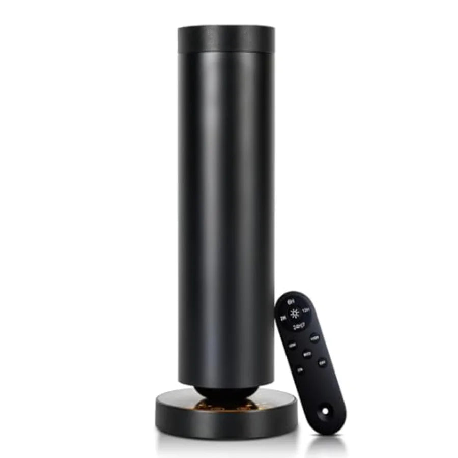 Cold Air Waterless Diffuser for hotels and offices, aluminum alloy body, matte black finish, covers 1000 sq ft with remote cont